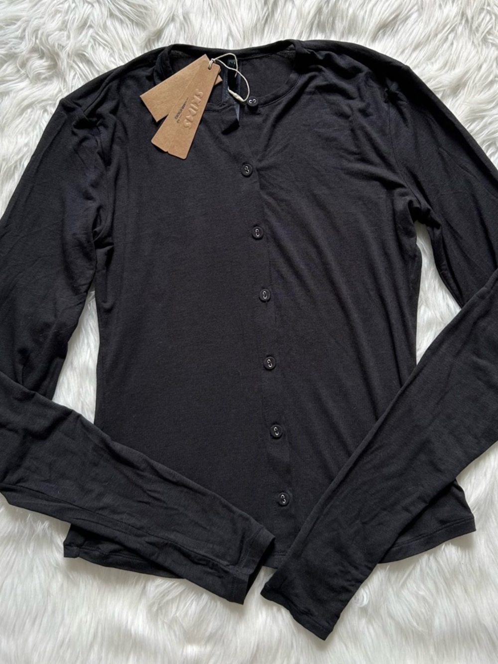 SKIMS Sheer Modal Cardigan S LS-LST-6962 - Picture 3 of 4